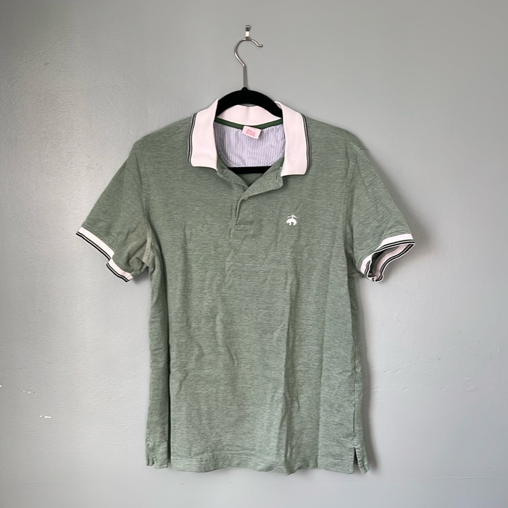 Brooks Brothers Polo with Contrast Sleeves and Collar
